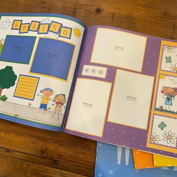 Power Page Instant Scrapbook Set of 5 Spring, Summer, Fall, Winter, School Days - Picture 16 of 16